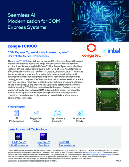 Seamless AI Modernization for COM Express Systems... 