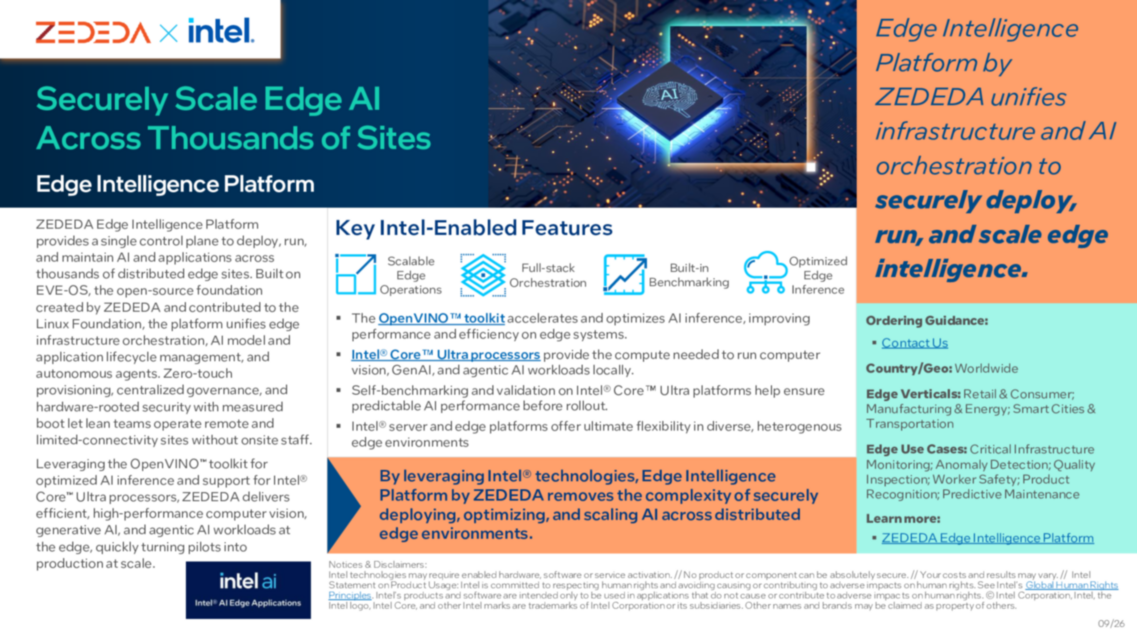 Securely Scale Edge AI Across Thousands of Sites... 