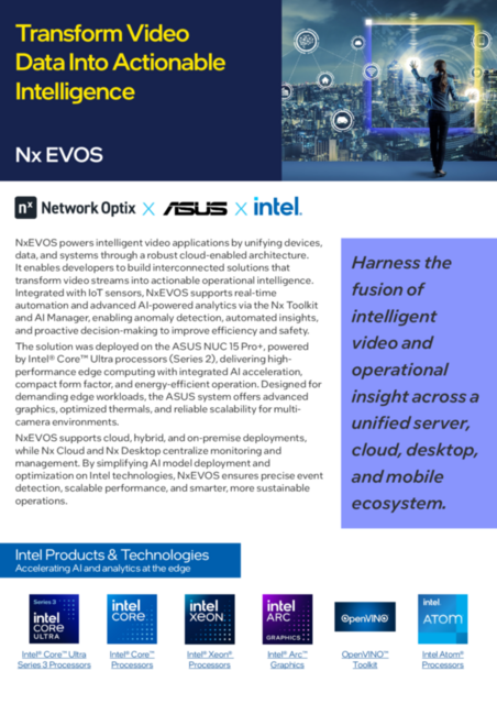 Transform Video Data Into Actionable Intelligence... 