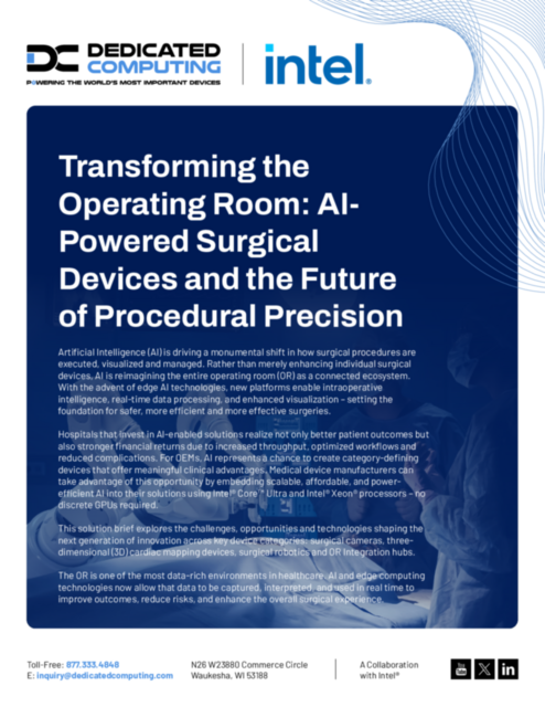 Transforming the Operating Room: AI-Powered Surgical Devices and the Future of Procedural Precision