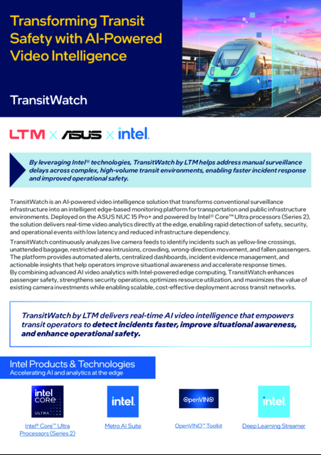 Transforming Transit Safety with AI-Powered Video Intelligence... 