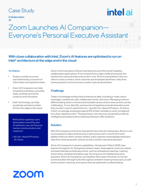 Zoom Launches AI Companion—Everyone’s Personal Executive Assistant...