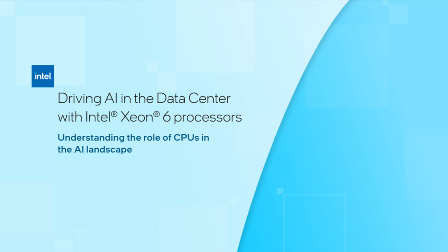Chapter 1:Driving AI in the Data Center with Intel® Xeon® 6 Processors